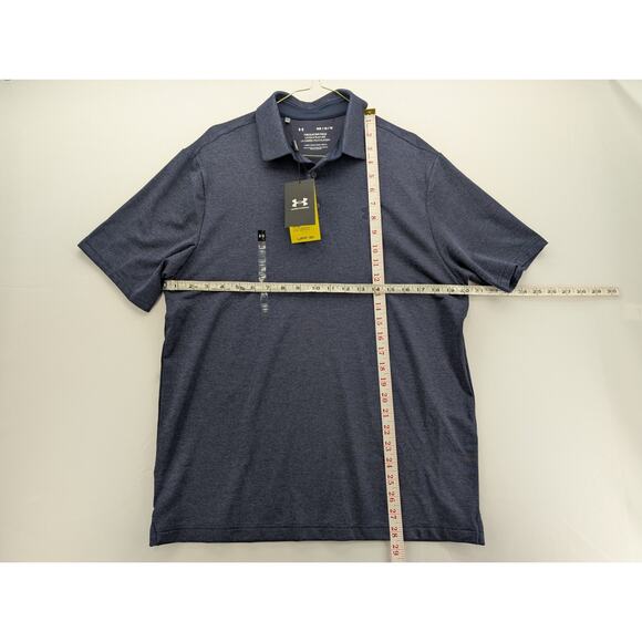 NWT Under Armour UA Playoff 3.0 Men's Polo in Midnight Navy size Medium - Picture 8 of 8